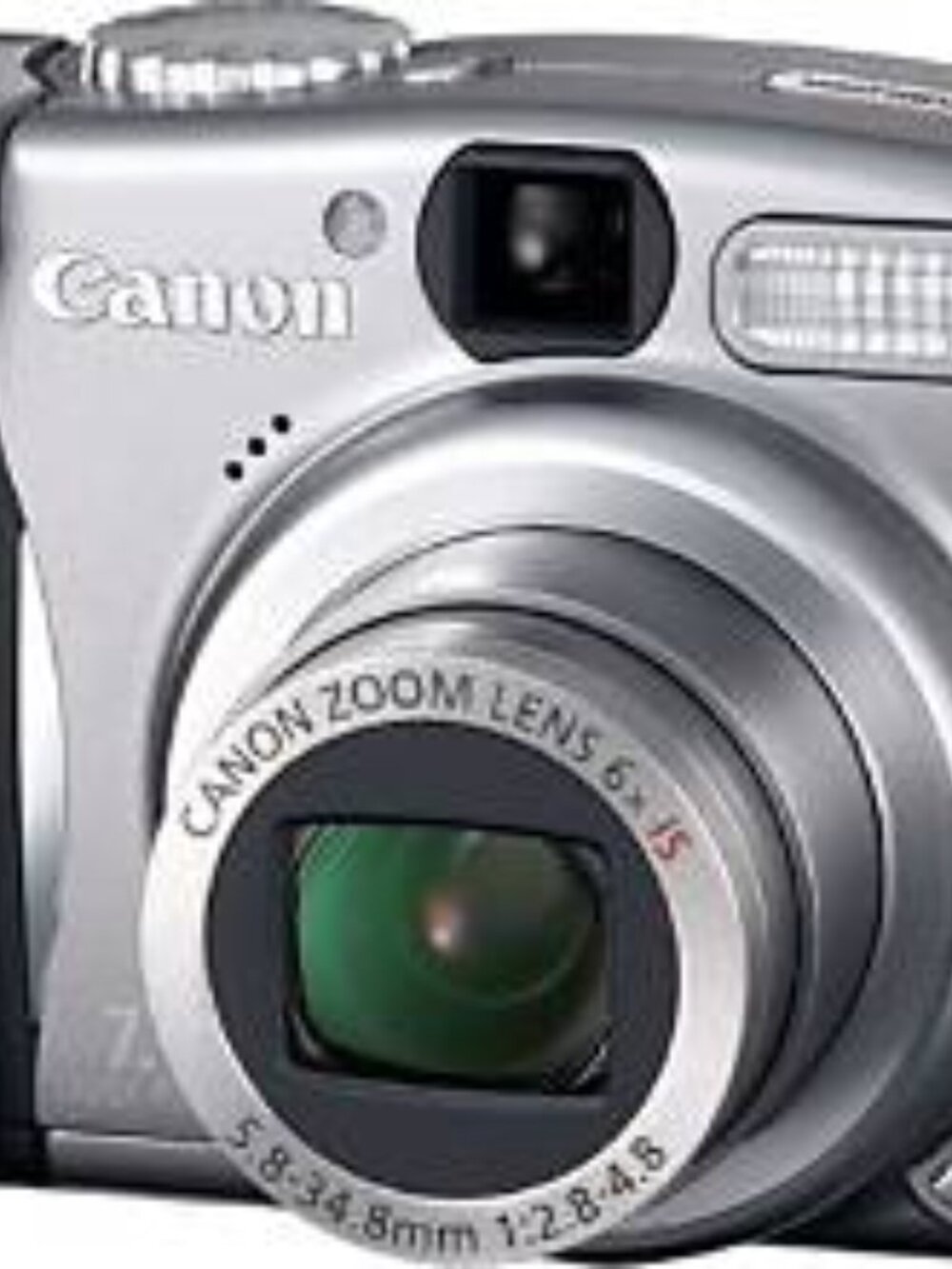 Canon PowerShot A710 IS 7.1MP Digital Camera Metallic Gray, Tested, Working
